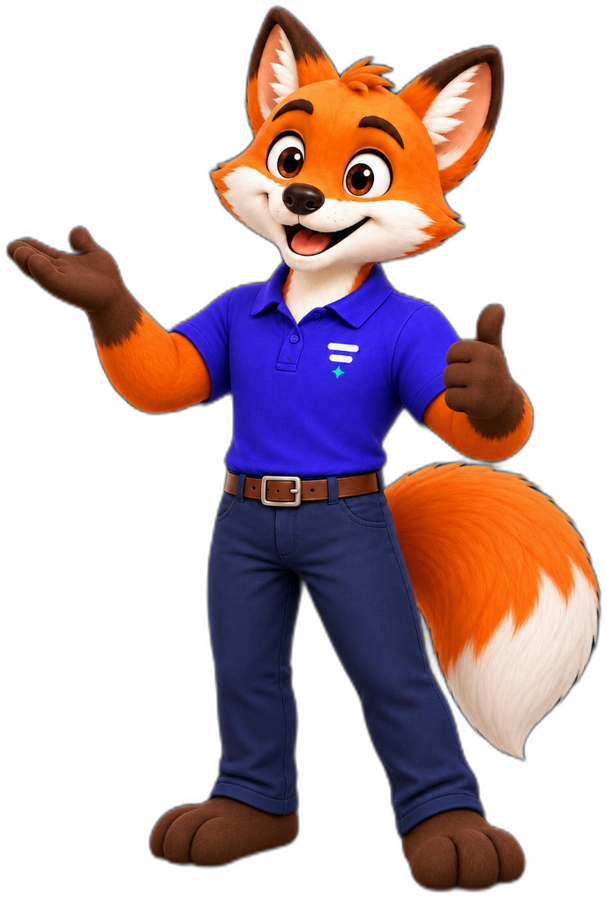 Mascote Resulta convidando a começar